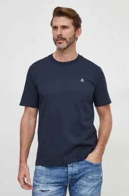 Zdjęcie produktu Marc O'Polo t-shirt bawełniany 2-pack męski kolor granatowy gładki
