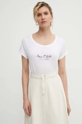 Zdjęcie produktu Marc O'Polo t-shirt bawełniany damski kolor biały 404206751431