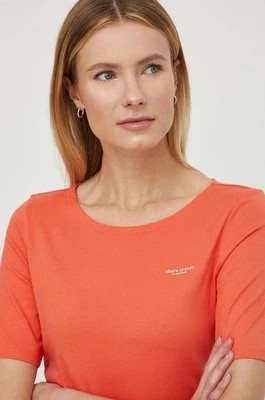 Zdjęcie produktu Marc O'Polo t-shirt bawełniany damski kolor pomarańczowy