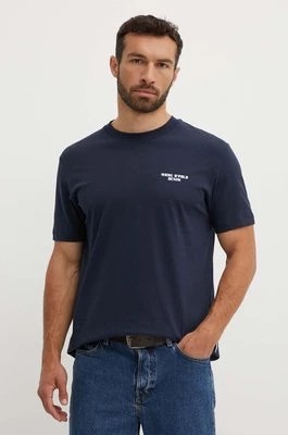 Zdjęcie produktu Marc O'Polo t-shirt bawełniany DENIM męski kolor granatowy z nadrukiem 5000000086