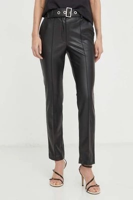 Zdjęcie produktu Marciano Guess spodnie RORY damskie kolor czarny dopasowane high waist 4RGB19 9645Z