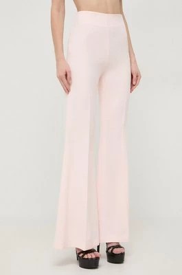 Zdjęcie produktu Marciano Guess spodnie MARLA damskie kolor różowy proste high waist 4RGB15 8080Z