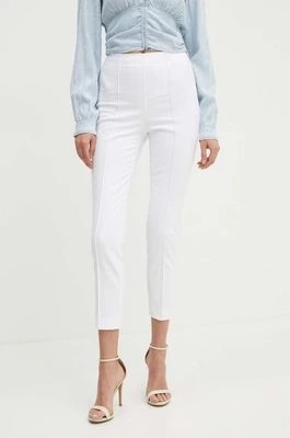 Zdjęcie produktu Marciano Guess spodnie NEW ELLIE damskie kolor biały fason cygaretki high waist 2GGB12 7246Z