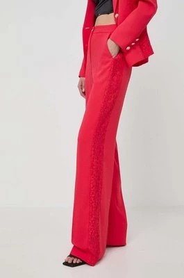 Zdjęcie produktu Marciano Guess spodnie SARAH damskie kolor różowy proste high waist 4GGB06 8080Z