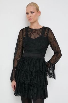 Zdjęcie produktu Marciano Guess sukienka kolor czarny mini rozkloszowana