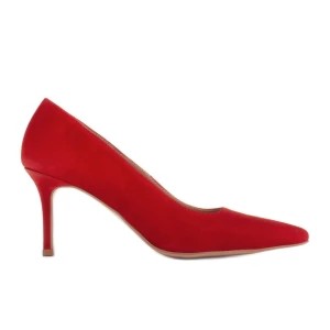 Zdjęcie produktu Marco Shoes Eleganckie szpilki zamszowe czerwone