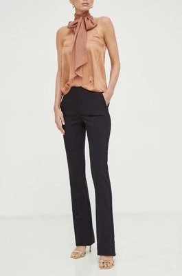 Zdjęcie produktu Marella spodnie damskie kolor czarny proste high waist 2413131011200