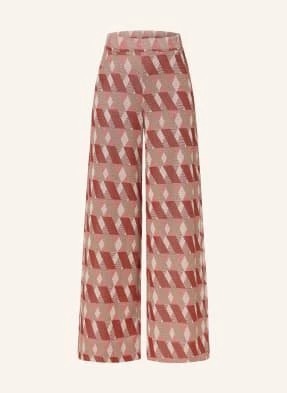 Zdjęcie produktu Marella Spodnie Marlena Z Błyszczącą Przędzą rosa