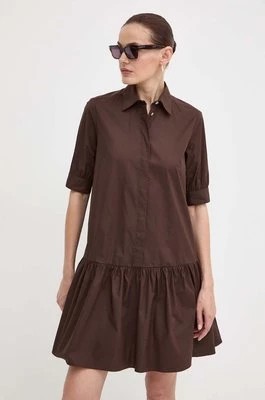 Zdjęcie produktu Marella sukienka kolor brązowy mini prosta 2413221402200