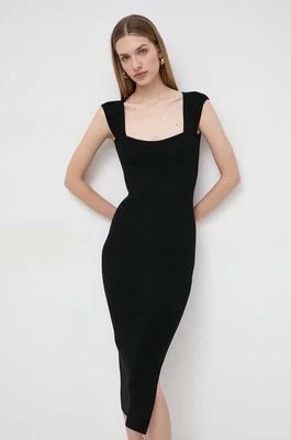Zdjęcie produktu Marella sukienka kolor czarny mini dopasowana 2413321011200
