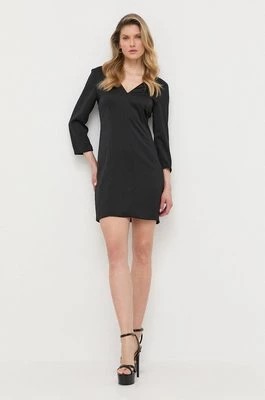 Zdjęcie produktu Marella sukienka kolor czarny mini prosta
