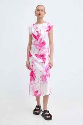 Zdjęcie produktu Marella sukienka kolor różowy midi prosta 2413221352200