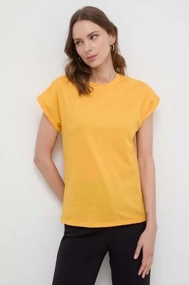 Zdjęcie produktu Marella t-shirt bawełniany damski kolor pomarańczowy 2413941022200