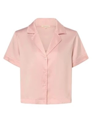 Zdjęcie produktu Marie Lund Damska koszulka do piżamy Kobiety Satyna różowy jednolity,