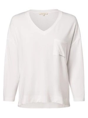 Zdjęcie produktu Marie Lund Damska koszulka od piżamy Kobiety Dżersej biały jednolity,