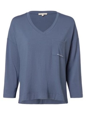 Zdjęcie produktu Marie Lund Damska koszulka od piżamy Kobiety Dżersej niebieski jednolity,