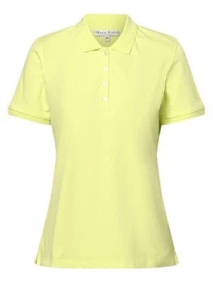 Zdjęcie produktu Marie Lund Damska koszulka polo Kobiety Bawełna żółty jednolity,