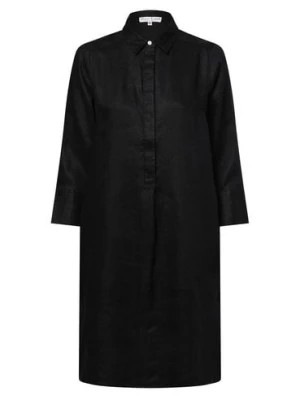Zdjęcie produktu Marie Lund Damska sukienka lniana Kobiety len czarny jednolity,