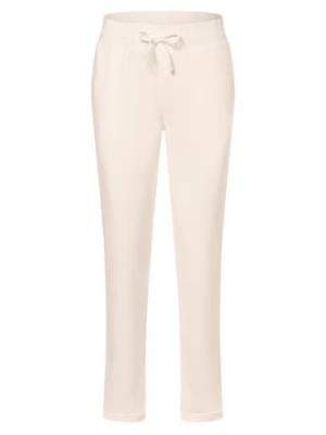 Zdjęcie produktu Marie Lund Damskie spodnie dresowe Kobiety Bawełna biały jednolity,