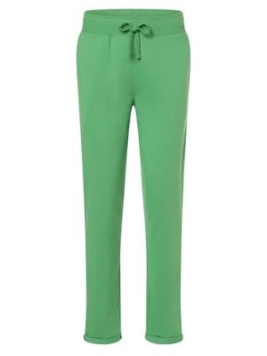 Zdjęcie produktu Marie Lund Damskie spodnie dresowe Kobiety Bawełna zielony jednolity,