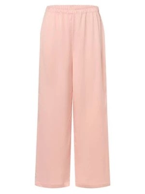 Zdjęcie produktu Marie Lund Damskie spodnie od piżamy Kobiety różowy jednolity,