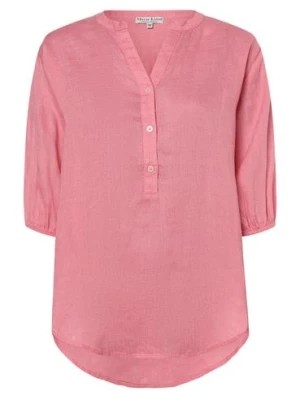 Zdjęcie produktu Marie Lund Lniana bluzka damska - Bella Kobiety len różowy jednolity,