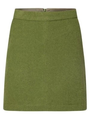 Zdjęcie produktu Marie Lund Spódnica damska Kobiety Wełna zielony jednolity,