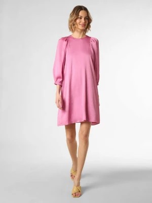 Zdjęcie produktu Marie Lund Sukienka damska Kobiety Sztuczne włókno różowy|wyrazisty róż jednolity,