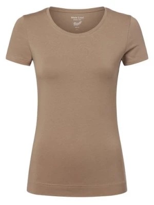 Zdjęcie produktu Marie Lund T-shirt damski Kobiety Dżersej brązowy jednolity,