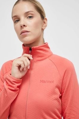 Zdjęcie produktu Marmot bluza sportowa Leconte Fleece kolor pomarańczowy gładka