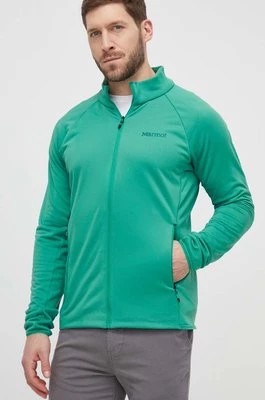 Zdjęcie produktu Marmot bluza sportowa Leconte kolor zielony gładka