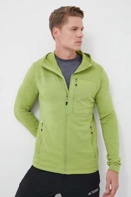 Zdjęcie produktu Marmot bluza sportowa Preon kolor zielony z kapturem gładka