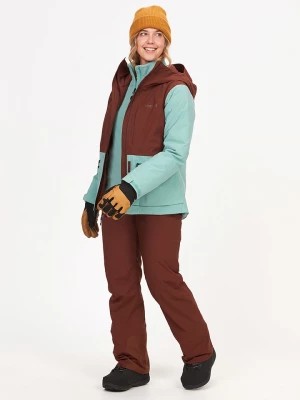 Zdjęcie produktu Marmot Kurtka narciarska "Refuge" w kolorze brązowo-turkusowym rozmiar: S