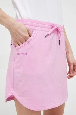 Zdjęcie produktu Marmot spódnica Elda kolor fioletowy mini prosta
