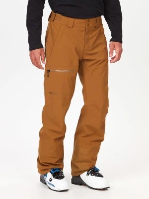 Zdjęcie produktu Marmot Spodnie narciarskie "Refuge" w kolorze jasnobrązowym rozmiar: S
