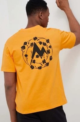 Zdjęcie produktu Marmot t-shirt bawełniany kolor żółty z nadrukiem