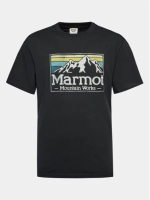 Zdjęcie produktu Marmot T-Shirt MMW Gradient M14823 Czarny Regular Fit