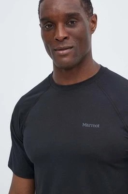 Zdjęcie produktu Marmot t-shirt sportowy Windridge kolor czarny gładki