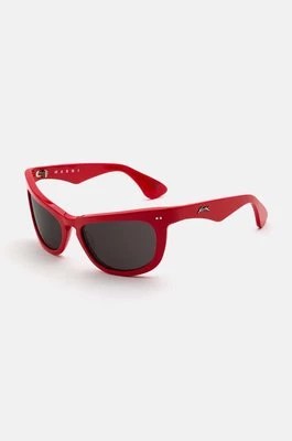 Zdjęcie produktu Marni okulary przeciwsłoneczne Isamu Solid Red kolor czerwony EYMRN00053.007.1TZ