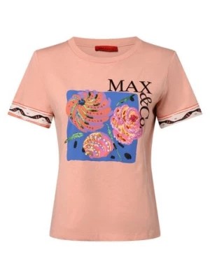 Zdjęcie produktu MAX&Co. Koszulka damska - Calibri Kobiety Bawełna różowy nadruk,
