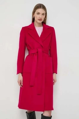 Zdjęcie produktu MAX&Co. płaszcz wełniany kolor różowy przejściowy niezapinany 2416011031200
