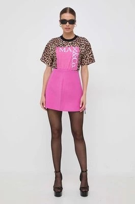 Zdjęcie produktu MAX&Co. spódnica wełniana kolor różowy mini ołówkowa
