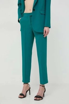 Zdjęcie produktu MAX&Co. spodnie damskie kolor zielony proste high waist 2416131091200