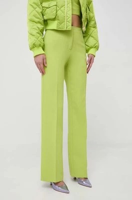 Zdjęcie produktu MAX&Co. spodnie x Anna Dello Russo damskie kolor zielony proste high waist