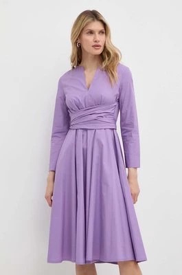 Zdjęcie produktu MAX&Co. sukienka bawełniana kolor fioletowy mini rozkloszowana 2416221154200