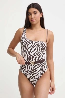 Zdjęcie produktu Max Mara Beachwear jednoczęściowy strój kąpielowy kolor brązowy miękka miseczka 2416831269600