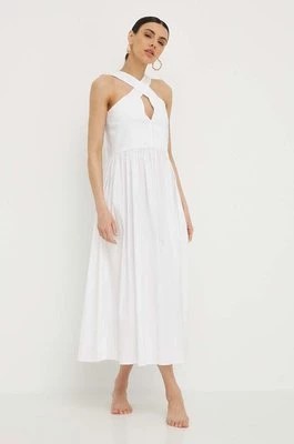 Zdjęcie produktu Max Mara Beachwear sukienka plażowa kolor biały 2416221079600