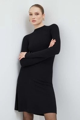 Zdjęcie produktu Max Mara Leisure sukienka kolor czarny mini rozkloszowana 2416321017600