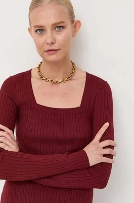 Zdjęcie produktu Max Mara Leisure sweter damski kolor bordowy lekki
