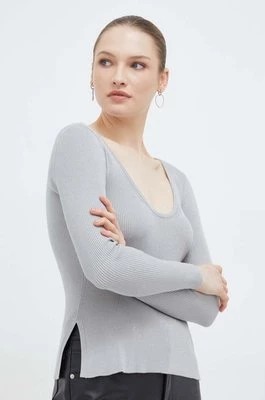 Zdjęcie produktu Max Mara Leisure sweter damski kolor srebrny lekki 2416361017600